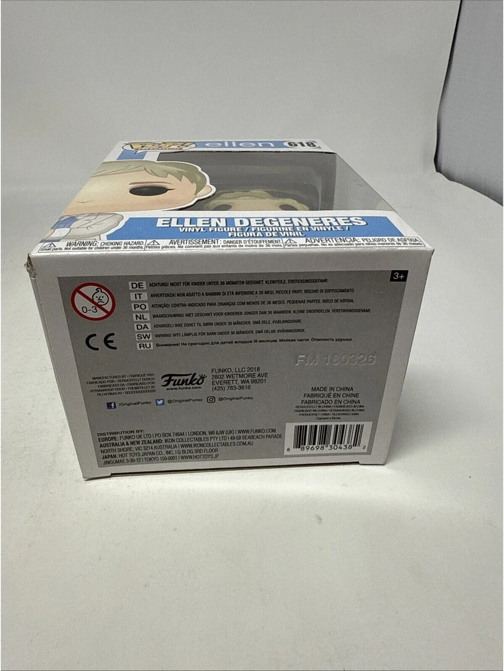 Funko Pop Ellen DeGeneres Exclusive - #618